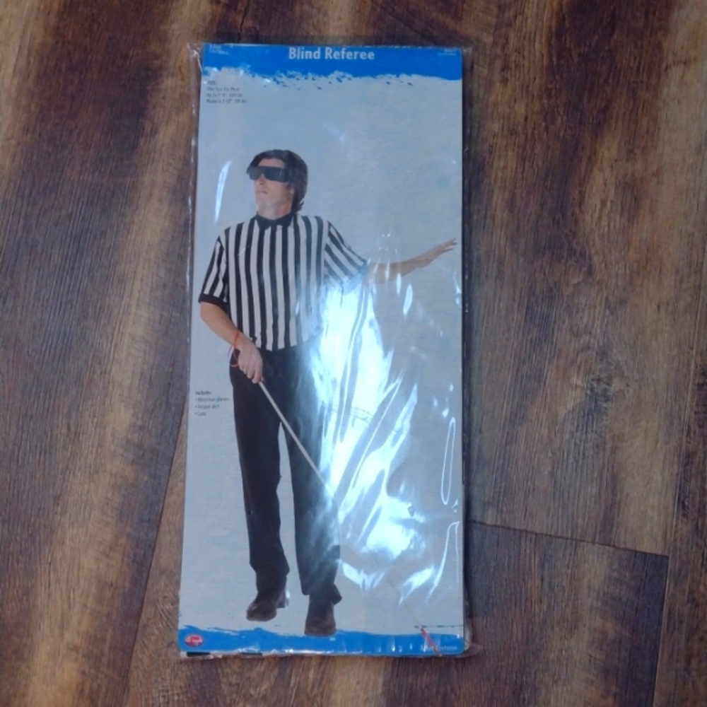Fun World Blind Referee Halloween Costume One Size fits most New